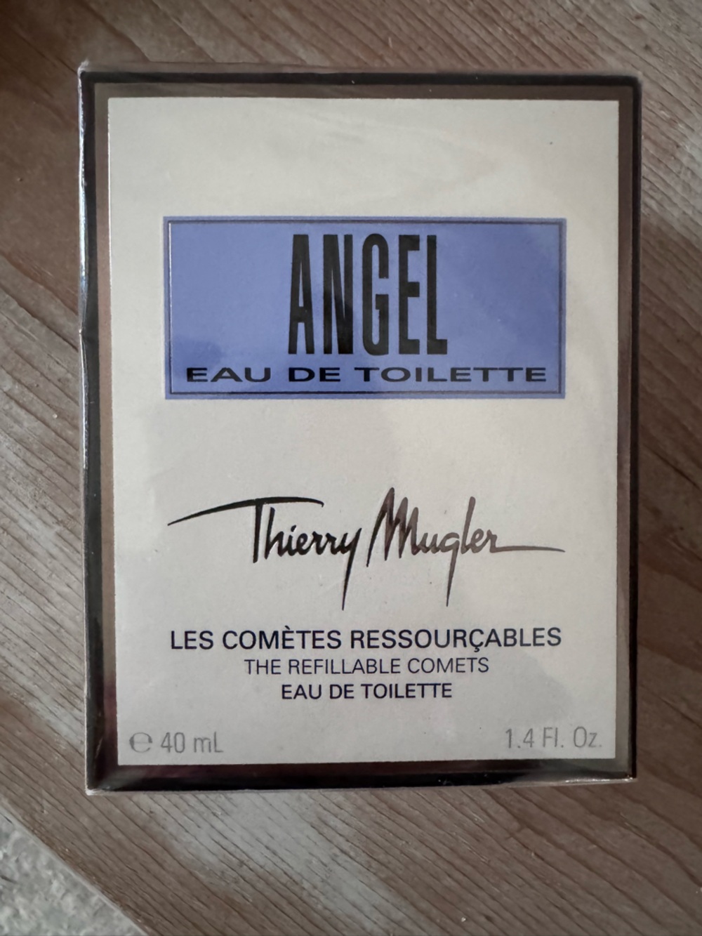 Thierry Mugler Angel Eau de Toilette – Light Blue & White Box